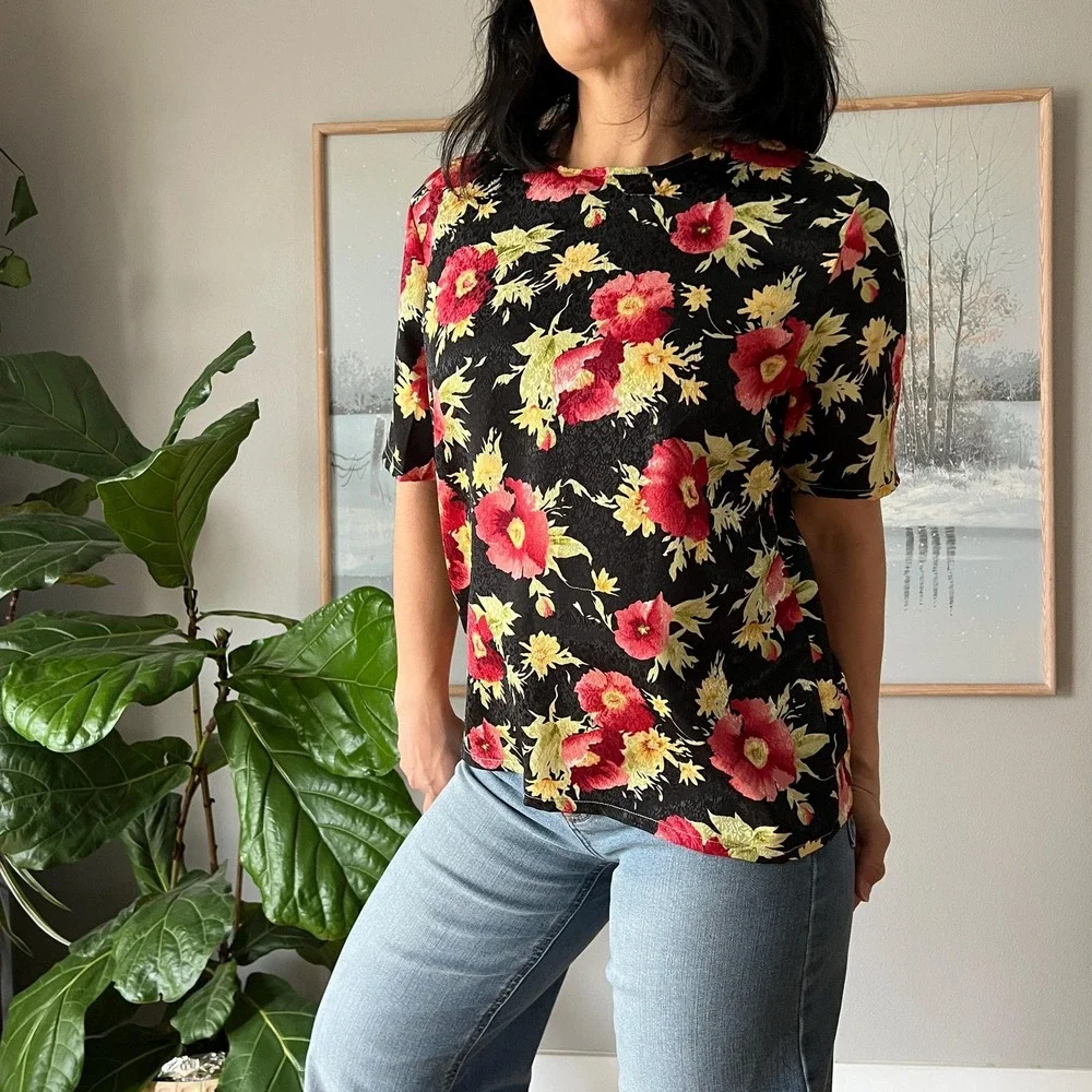 Handmade vintage floral